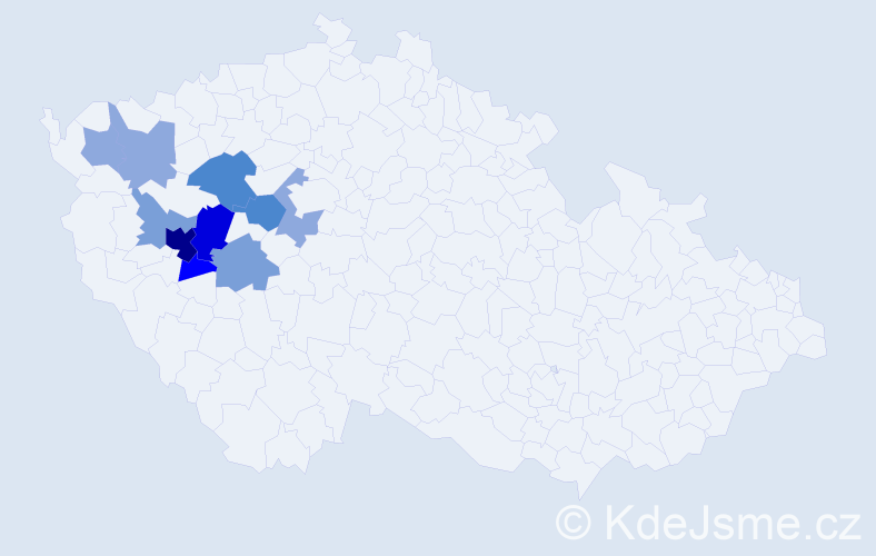 Příjmení: 'Fast', počet výskytů 31 v celé ČR