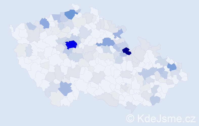 Příjmení: 'Luxová', počet výskytů 419 v celé ČR