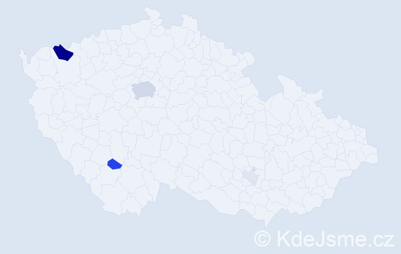 Příjmení: 'Felcán', počet výskytů 12 v celé ČR