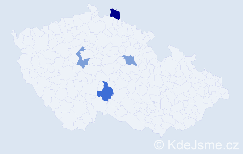 Příjmení: 'Smeets', počet výskytů 4 v celé ČR