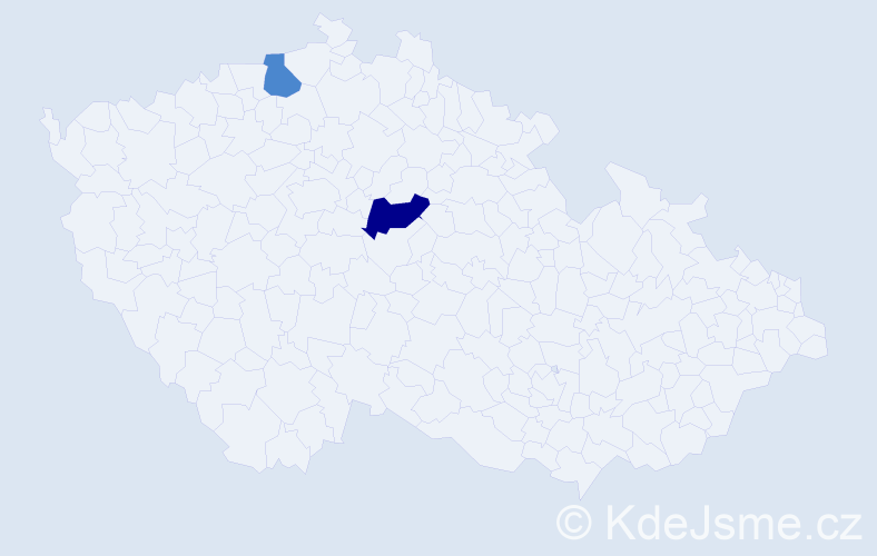 Příjmení: 'Löweová', počet výskytů 4 v celé ČR