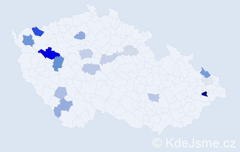 Příjmení: 'Niklas', počet výskytů 37 v celé ČR