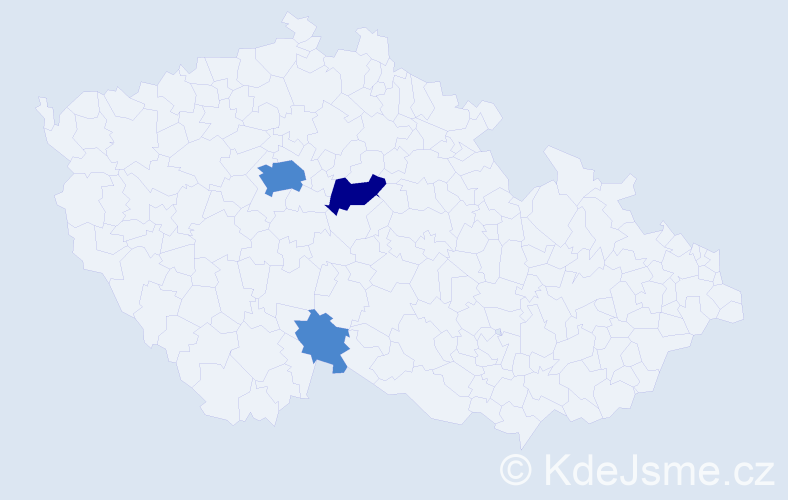 Příjmení: 'Konarzewski', počet výskytů 5 v celé ČR