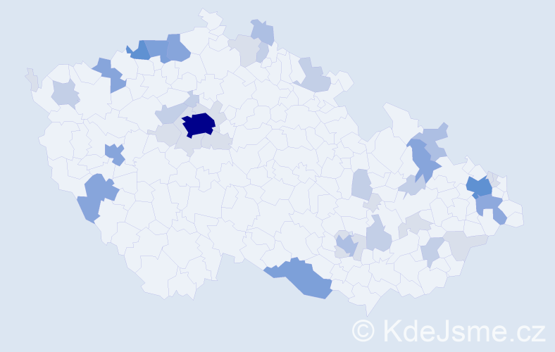 Příjmení: 'Brettschneider', počet výskytů 121 v celé ČR