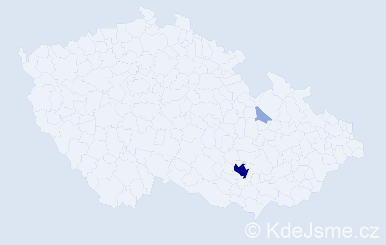 Příjmení: 'Ferulíková', počet výskytů 7 v celé ČR