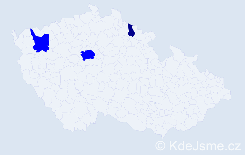 Příjmení: 'Richweis', počet výskytů 4 v celé ČR