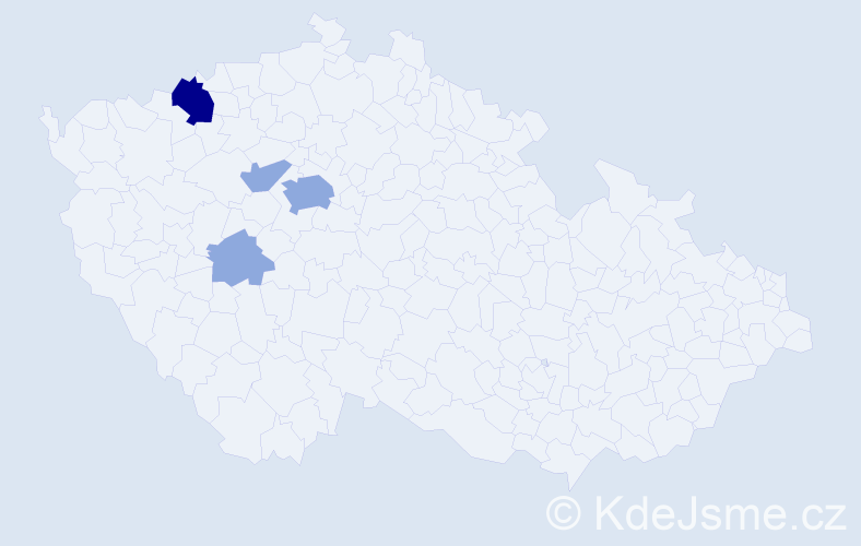 Příjmení: 'Potapov', počet výskytů 8 v celé ČR
