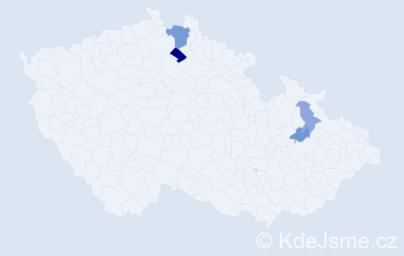 Příjmení: 'Vojčiniaková', počet výskytů 8 v celé ČR