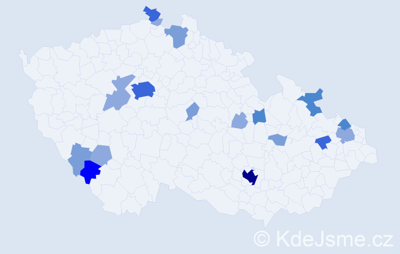 Příjmení: 'Blaschková', počet výskytů 48 v celé ČR