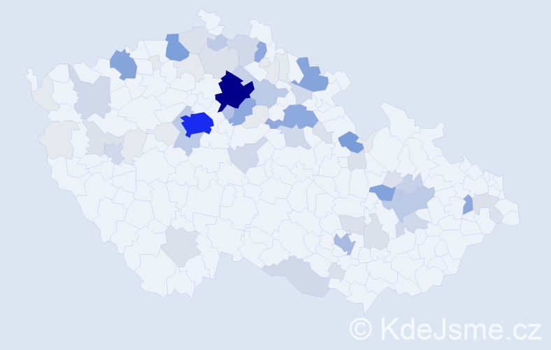 Příjmení: 'Grusová', počet výskytů 275 v celé ČR