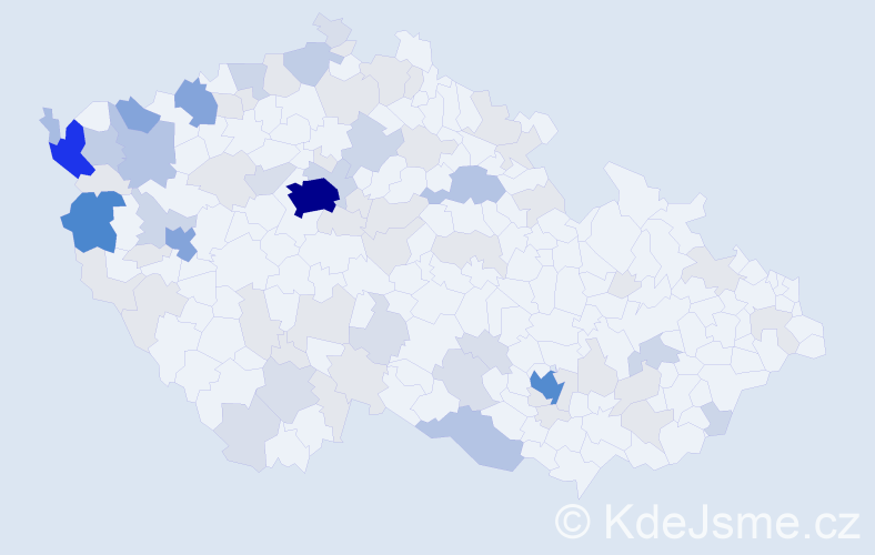 Příjmení: '"Nguyen Duc"', počet výskytů 234 v celé ČR