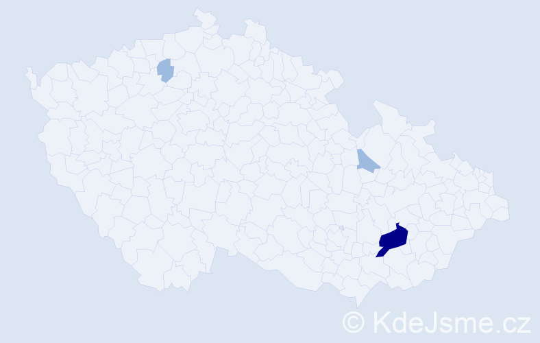 Příjmení: 'Salachna', počet výskytů 6 v celé ČR