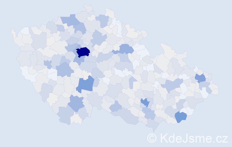 Příjmení: 'Smetanová', počet výskytů 2655 v celé ČR