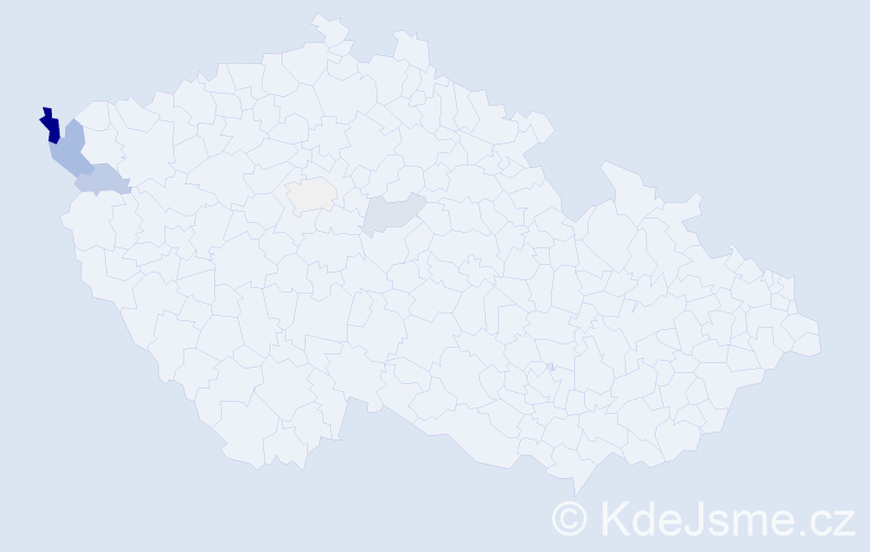 Příjmení: 'Elizeusová', počet výskytů 13 v celé ČR