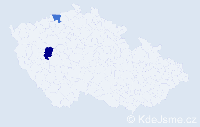 Příjmení: 'Baranchuk', počet výskytů 2 v celé ČR