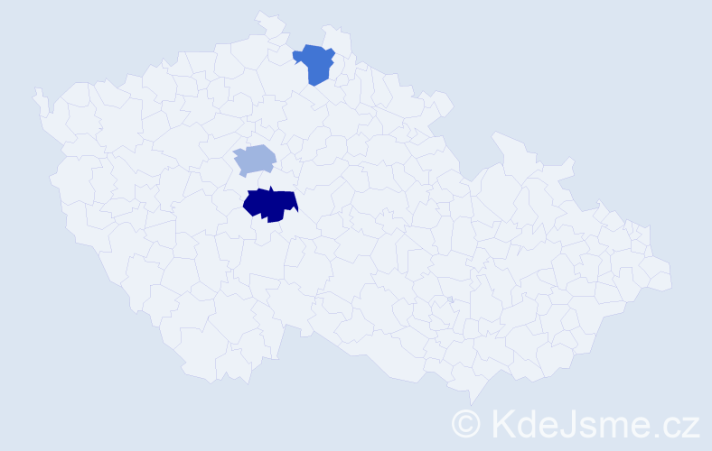 Příjmení: 'Neustadtlová', počet výskytů 4 v celé ČR