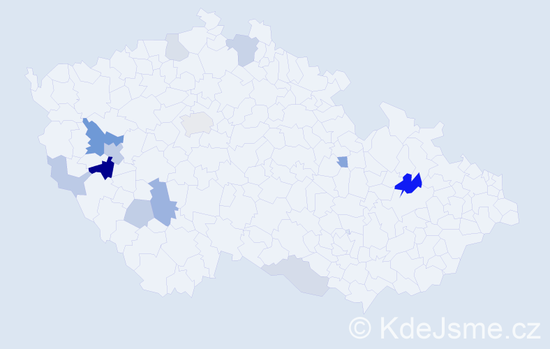 Příjmení: 'Lindaur', počet výskytů 28 v celé ČR
