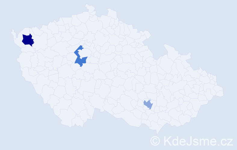 Příjmení: 'Nosavcovová', počet výskytů 7 v celé ČR