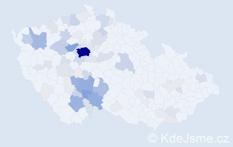 Příjmení: 'Radosta', počet výskytů 270 v celé ČR