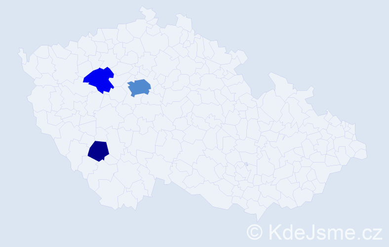 Příjmení: 'Maksymyshyn', počet výskytů 9 v celé ČR