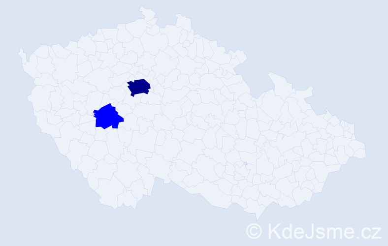 Příjmení: 'Halmoši', počet výskytů 3 v celé ČR