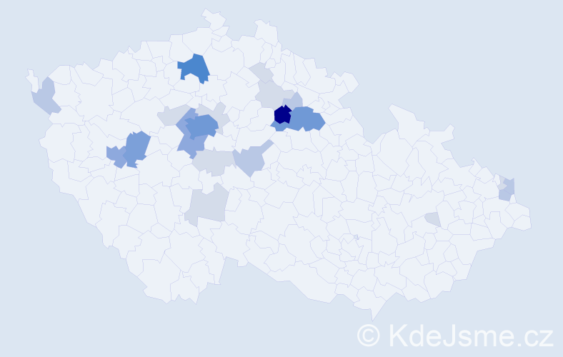 Příjmení: 'Purma', počet výskytů 68 v celé ČR
