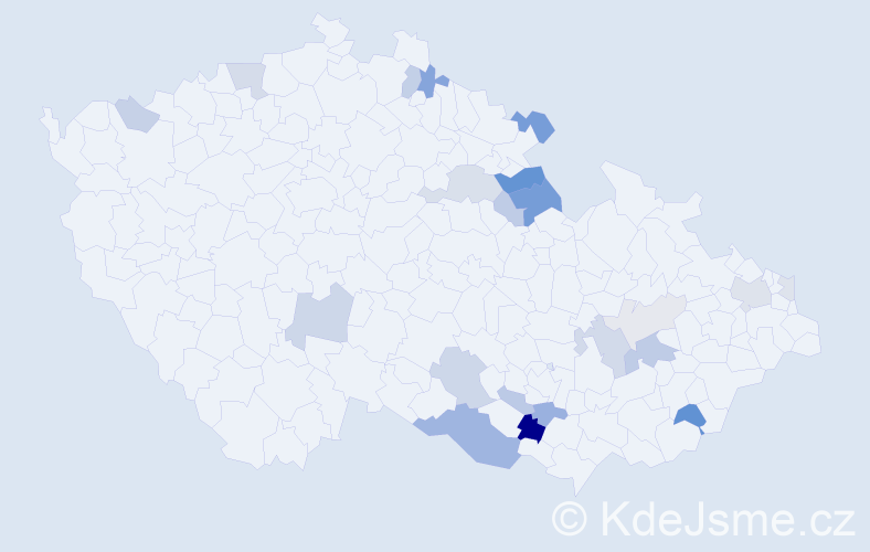 Příjmení: 'Feichtinger', počet výskytů 49 v celé ČR