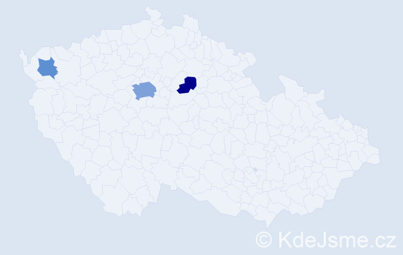 Příjmení: 'Romanovová', počet výskytů 8 v celé ČR