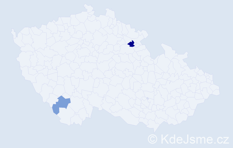 Příjmení: 'Macsali', počet výskytů 3 v celé ČR