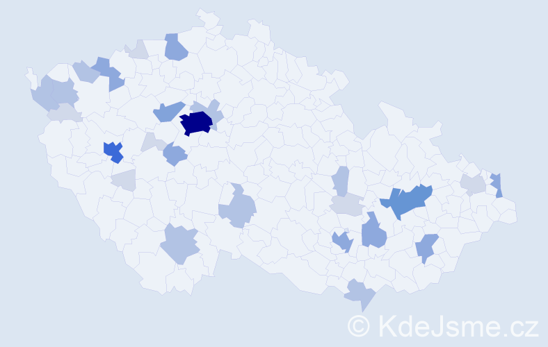 Příjmení: 'Reis', počet výskytů 82 v celé ČR