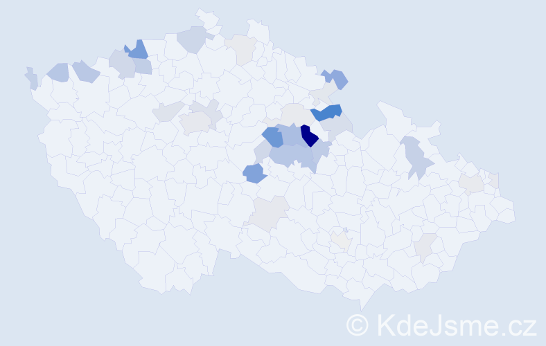 Příjmení: 'Bachura', počet výskytů 88 v celé ČR