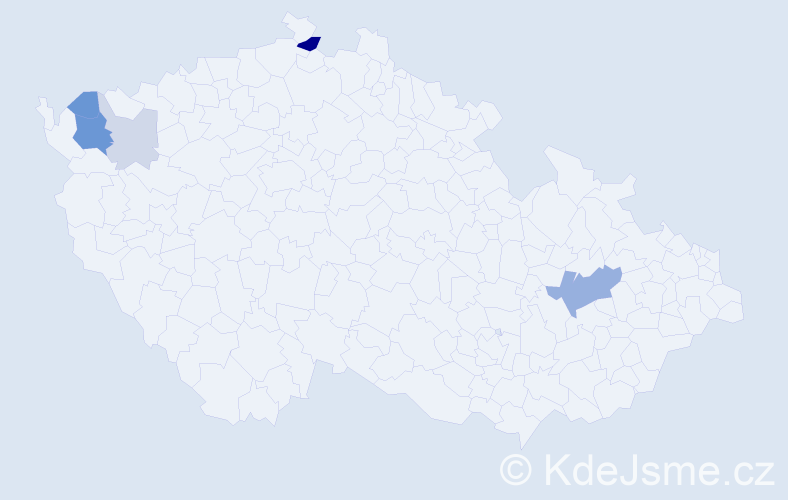 Příjmení: 'Stariatová', počet výskytů 15 v celé ČR