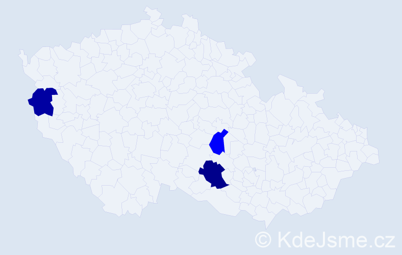 Příjmení: '"Pham Tran"', počet výskytů 4 v celé ČR