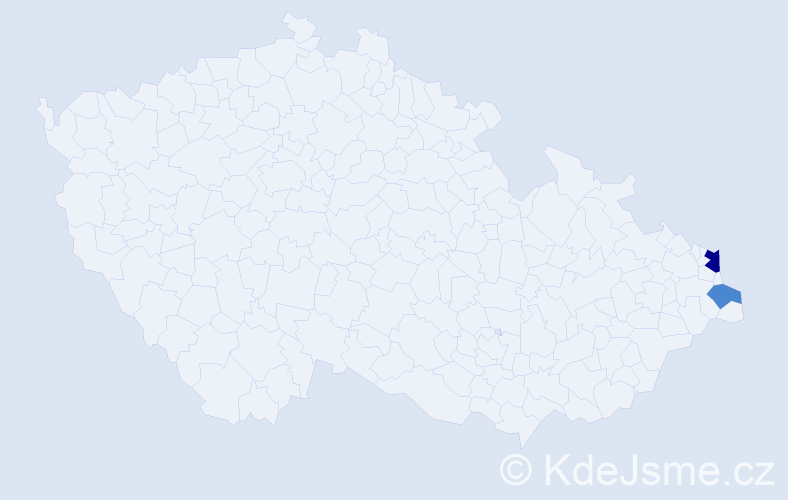 Příjmení: 'Waschek', počet výskytů 9 v celé ČR