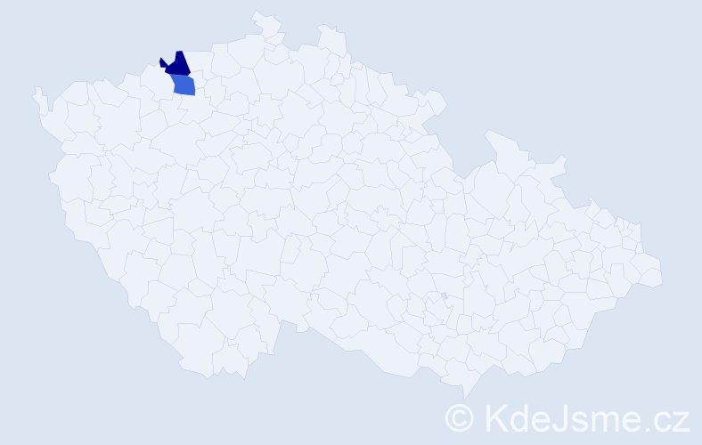 Příjmení: 'Stanisavljevićová', počet výskytů 4 v celé ČR