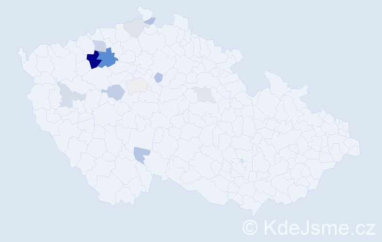 Příjmení: 'Eichelmann', počet výskytů 29 v celé ČR
