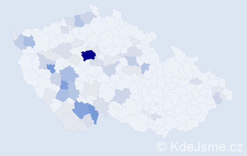 Příjmení: 'Drnek', počet výskytů 185 v celé ČR