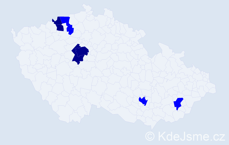 Příjmení: 'Rudenková', počet výskytů 12 v celé ČR