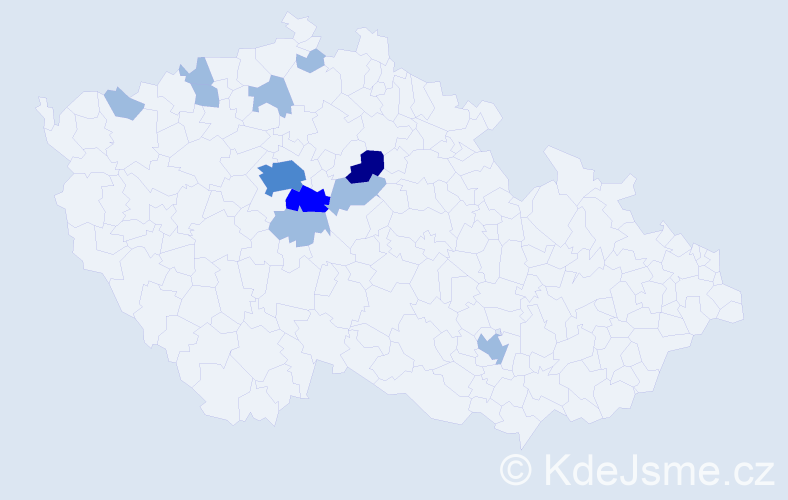 Příjmení: 'Petzold', počet výskytů 17 v celé ČR