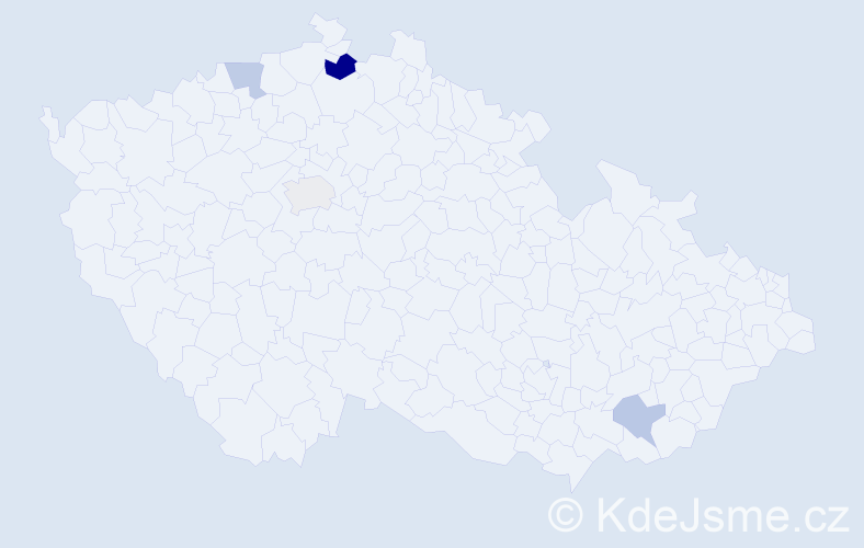 Příjmení: 'Zöllnerová', počet výskytů 6 v celé ČR