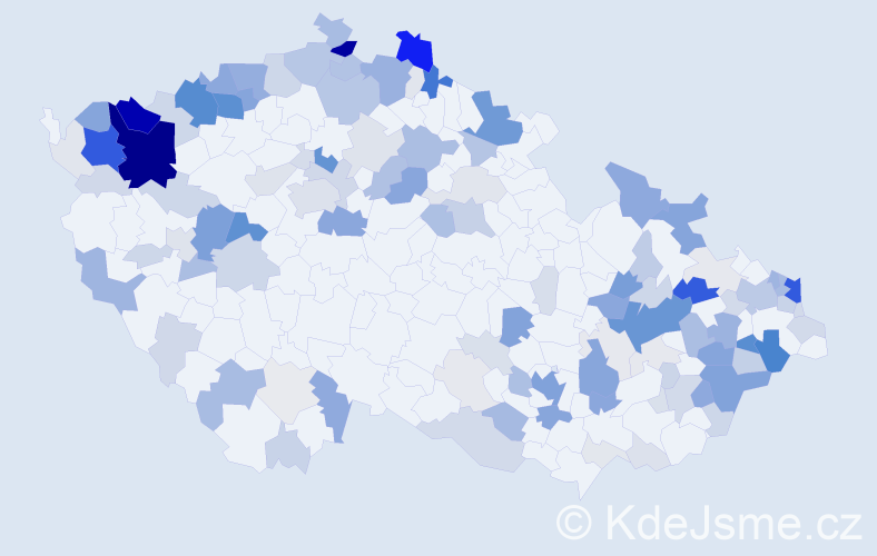 Příjmení: 'Šandor', počet výskytů 540 v celé ČR