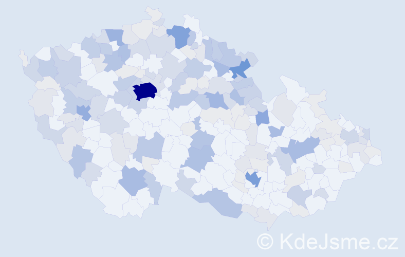 Příjmení: 'Pfeifer', počet výskytů 639 v celé ČR