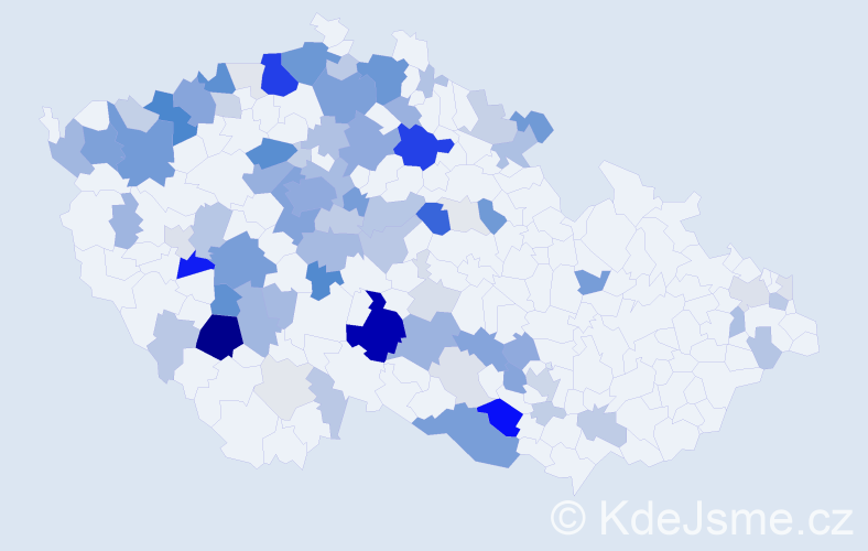 Příjmení: 'Plechatý', počet výskytů 321 v celé ČR