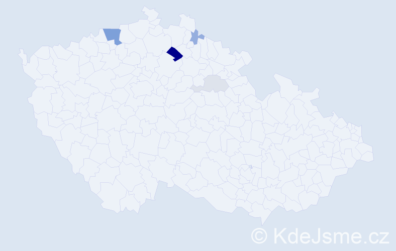 Příjmení: 'Nisser', počet výskytů 12 v celé ČR