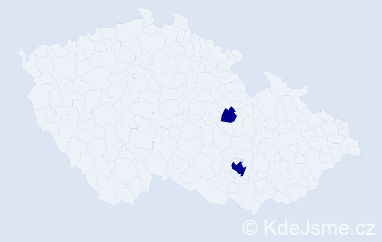 Příjmení: 'Chernobai', počet výskytů 2 v celé ČR