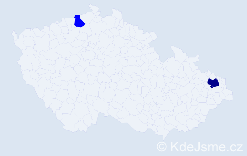 Příjmení: '"Le Quang"', počet výskytů 3 v celé ČR