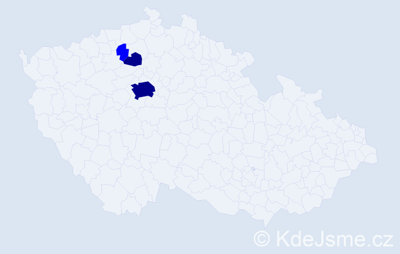 Příjmení: 'Liščuk', počet výskytů 5 v celé ČR