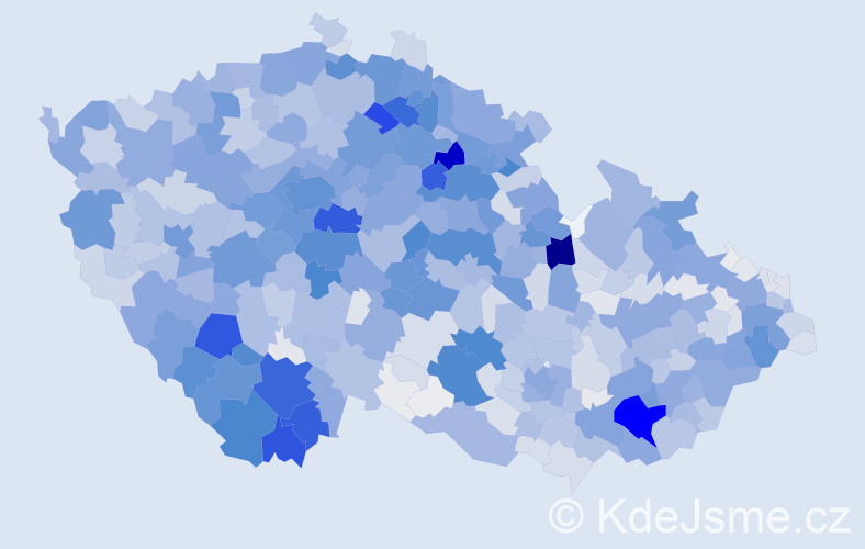 Příjmení: 'Vávrová', počet výskytů 5975 v celé ČR