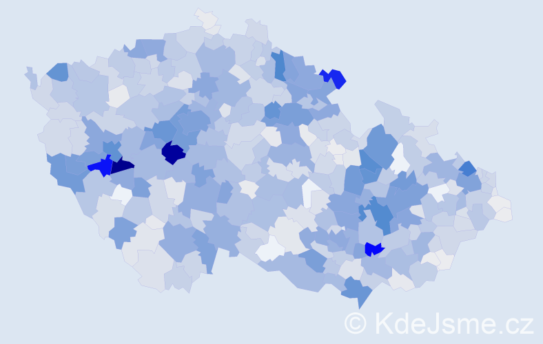 Příjmení: 'Hrubý', počet výskytů 5133 v celé ČR