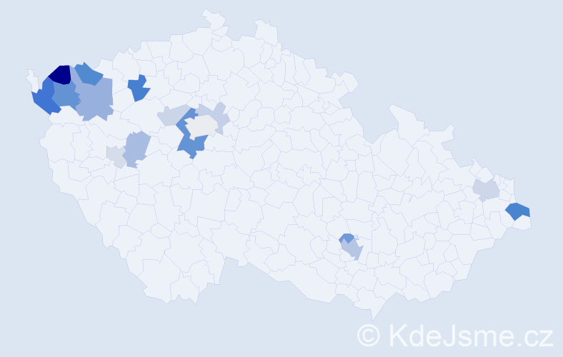 Příjmení: 'Pupala', počet výskytů 37 v celé ČR